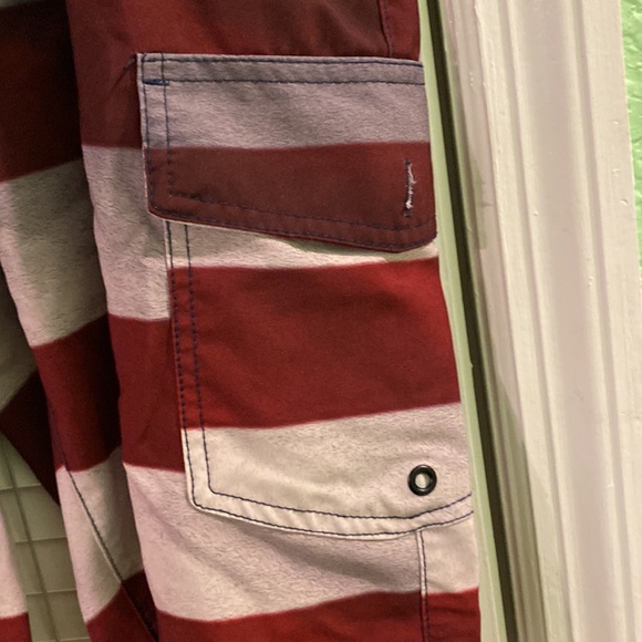 Tony Hawk Men’s American Flag Bathing Suit Swim Trunks 34 - Picture 4 of 5